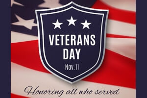 Happy Veterans Day from Graves McLain Law Firm