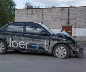  Rideshare Driver Causes an Accident
