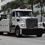 A heavy-duty vehicle that must adhere to FMCSA violations in Oklahoma truck accidents to ensure safety on public roads.